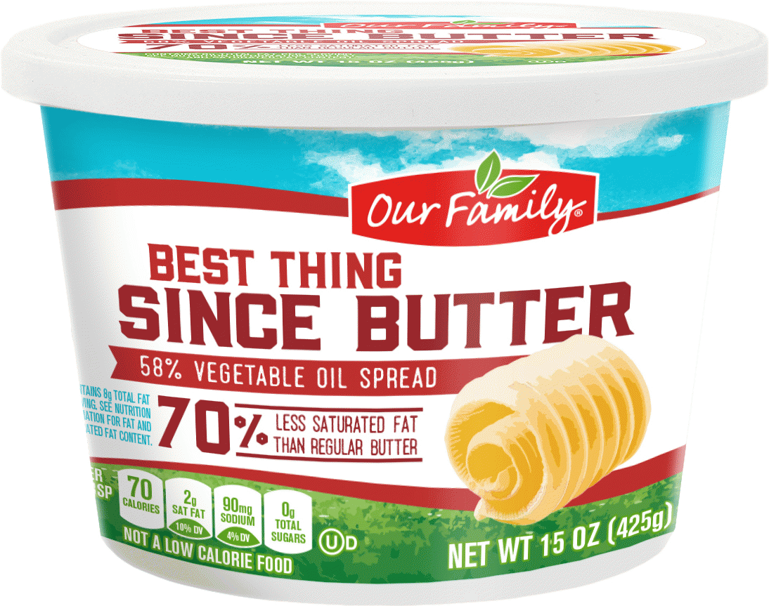 Our Family Best Thing Since Butter 58% vegetable oil spread Full-Size Picture